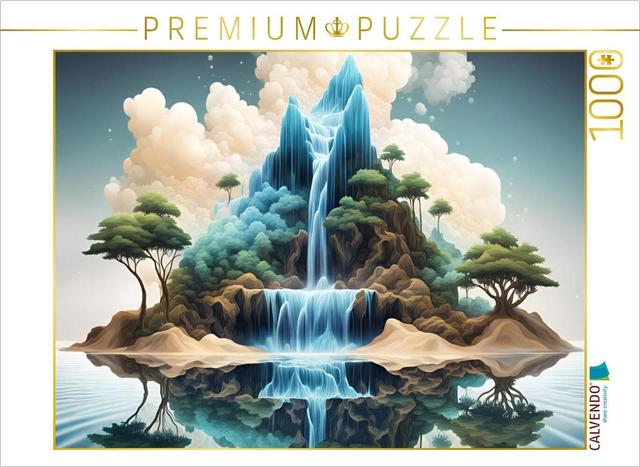 CALVENDO Puzzle Ein Motiv aus dem Kalender Magie der Natur - Wasserfälle | 1000 Teile Lege-Größe 64x48cm Foto-Puzzle für glückliche Stunden