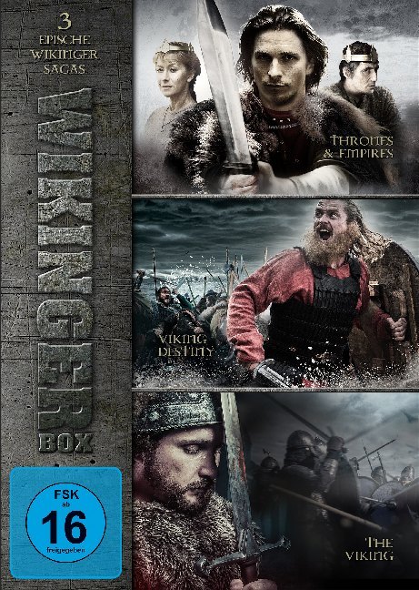 Wikinger Box - Drei epische Wikinger Sagas - Thrones & Empires, Viking Destiny, The Viking, 3 DVD