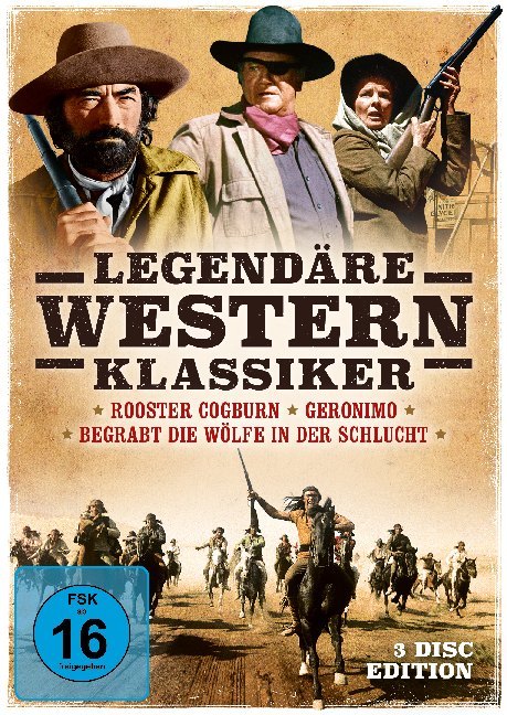 Legendäre Western-Klassiker, 3 DVD