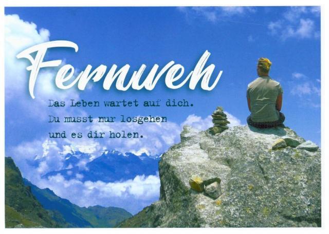 Fernweh - Postkartenbuch