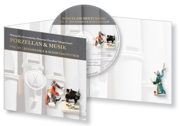 CD-Card Porzellan & Musik | Porcelain meets music Vol. III | Renaissance & Schostakovich