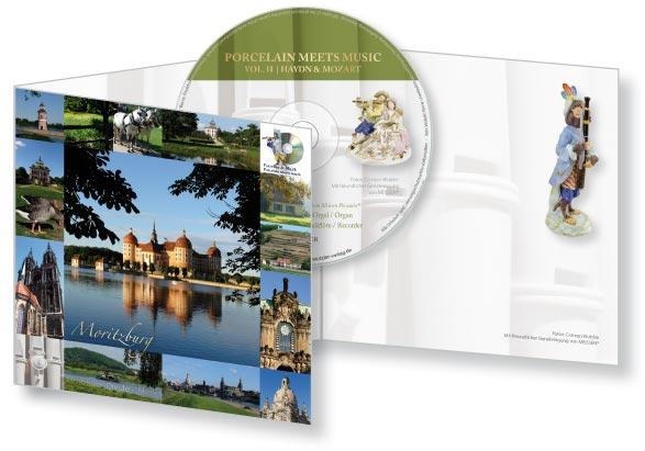 CD-Card Porzellan & Musik | Porcelain meets music Vol. II | Haydn & Mozart - Moritzburg