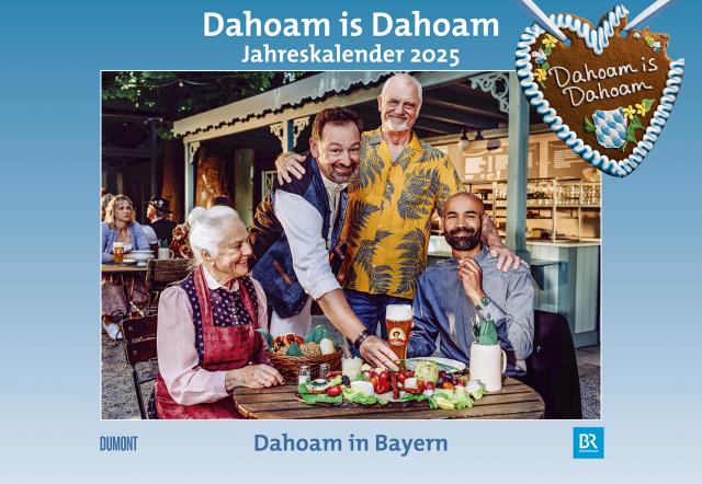 DUMONT - Dahoam is Dahoam 2025 Broschürenkalender, 42x29cm, Wandkalender zur gleichnamigen Erfolgsserie, mit erläuternden Texten und Jahresplaner