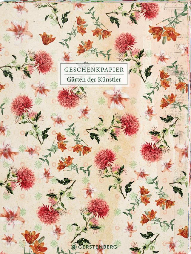Geschenkpapier-Heft Die Gärten der Künstler - Dahlie