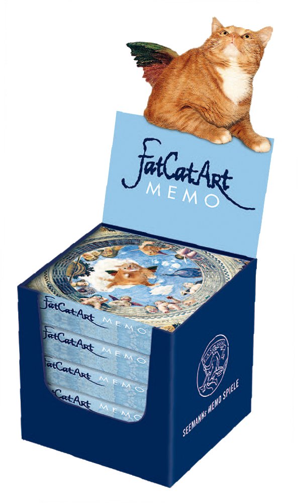 Fat Cat Art. Memo. 5 Spiele im Verkaufsdisplay