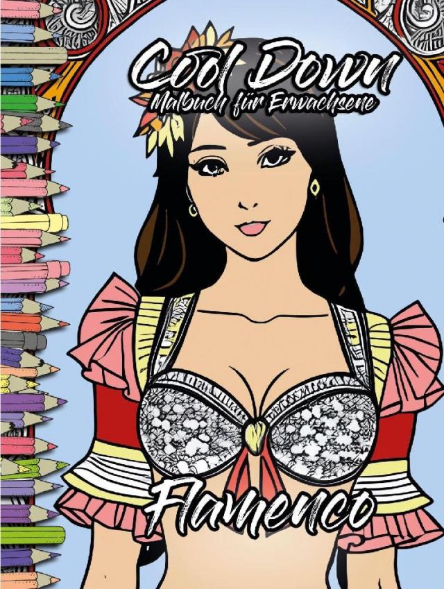 Cool Down | Malbuch für Erwachsene: Flamenco