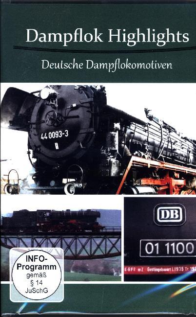 Dampflok Highlights - Deutsche Dampflokomotiven, 1 DVD