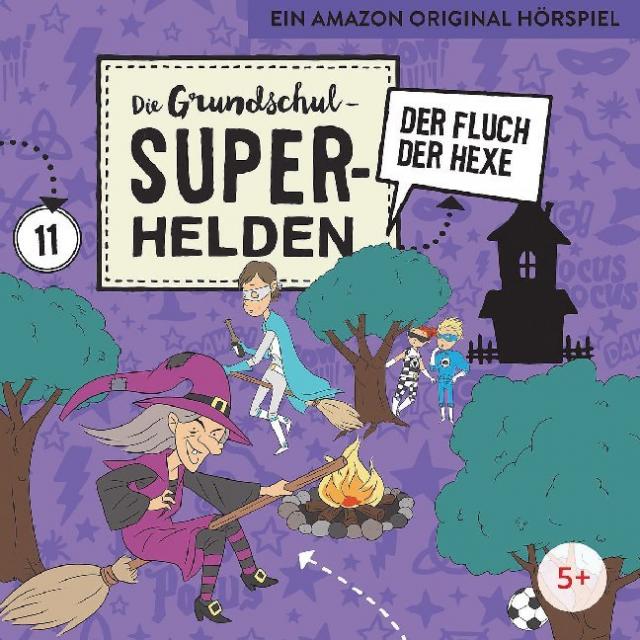 Die Grundschul-Superhelden - Der Fluch der Hexe, 1 Audio-CD