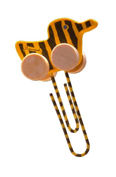 Tigerente mit großer Büroklammer (4 cm)