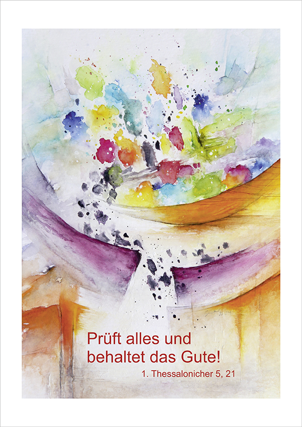 Jahreslosung 2025 - Andrea Sautter - Kunstblatt DIN A4