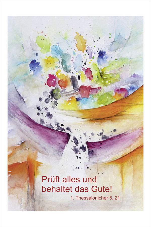 Jahreslosung 2025 - Andrea Sautter - Kunstblatt 40 x 60 cm