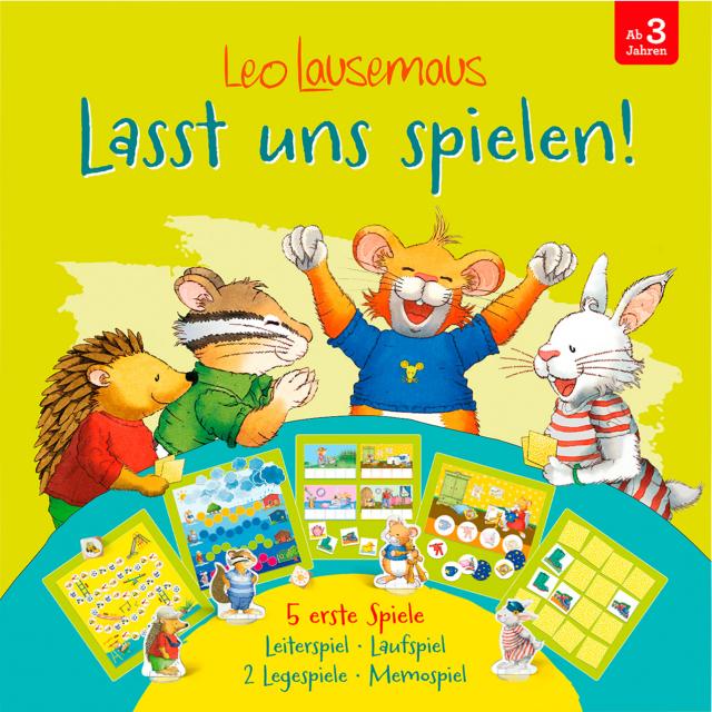Leo Lausemaus: Lasst uns spielen! – Spielesammlung