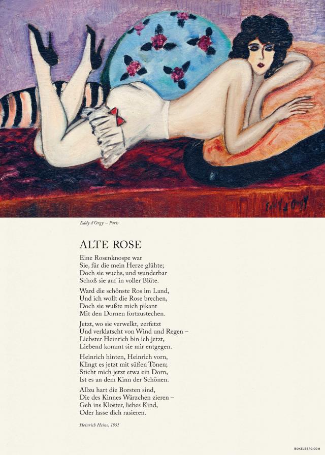 Alte Rose, Poesie Plakat