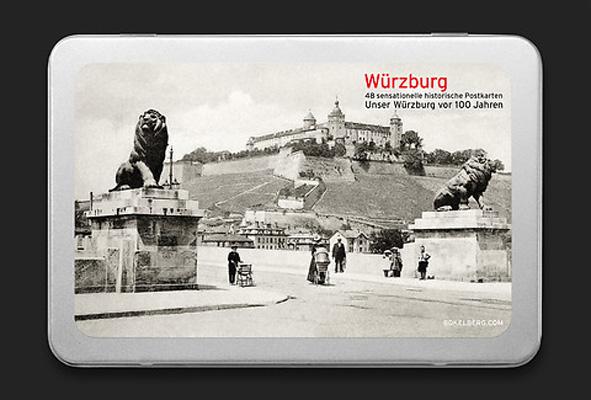 Würzburg 48 sensationelle historische Postkarten