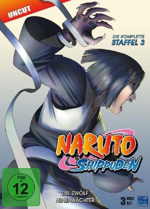 Naruto Shippuden. Staffel.3, 3 DVDs