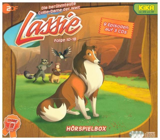 Lassie Hörspielbox. Box.2, 3 Audio-CD