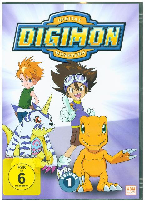 Digimon Adventure. Staffel.1.1, 3 DVD