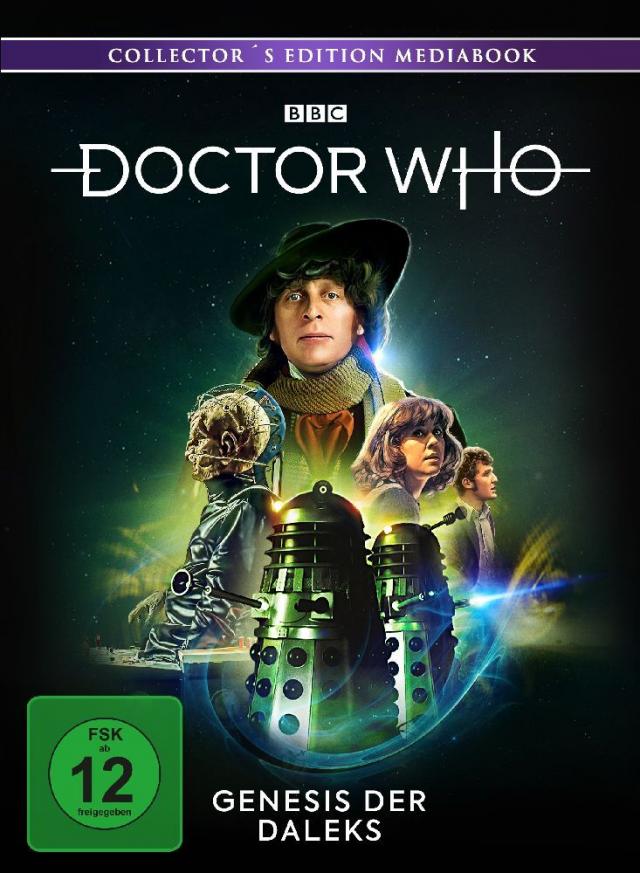 Doctor Who - Vierter Doktor - Genesis der Daleks, 1 Blu-ray + 2 DVD (Limited Mediabook)