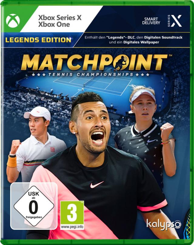 Matchpoint - Tennis Championships Legends Edition, 1 Xbox Series X-Blu-ray Disc, 1 Blu Ray Disc