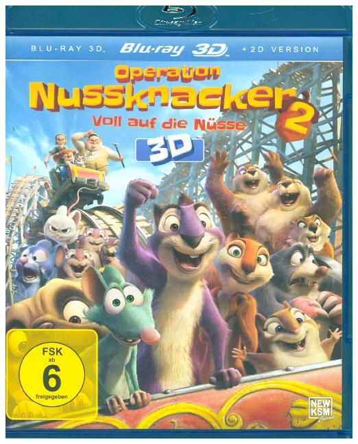 Operation Nussknacker 2 3D - Voll auf die Nüsse, 1 Blu-ray