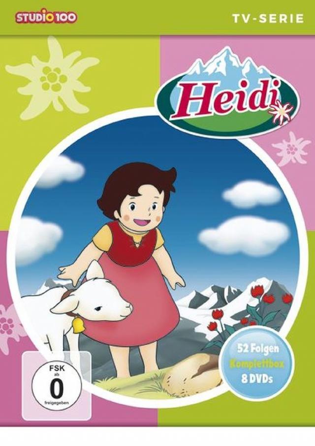 Heidi (Klassik) - TV-Serien Komplettbox, 8 DVD, 8 DVD-Video