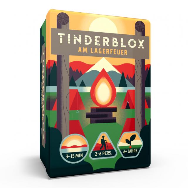 Tinderblox – am Lagerfeuer – Geschicklichkeitsspiel (DE)