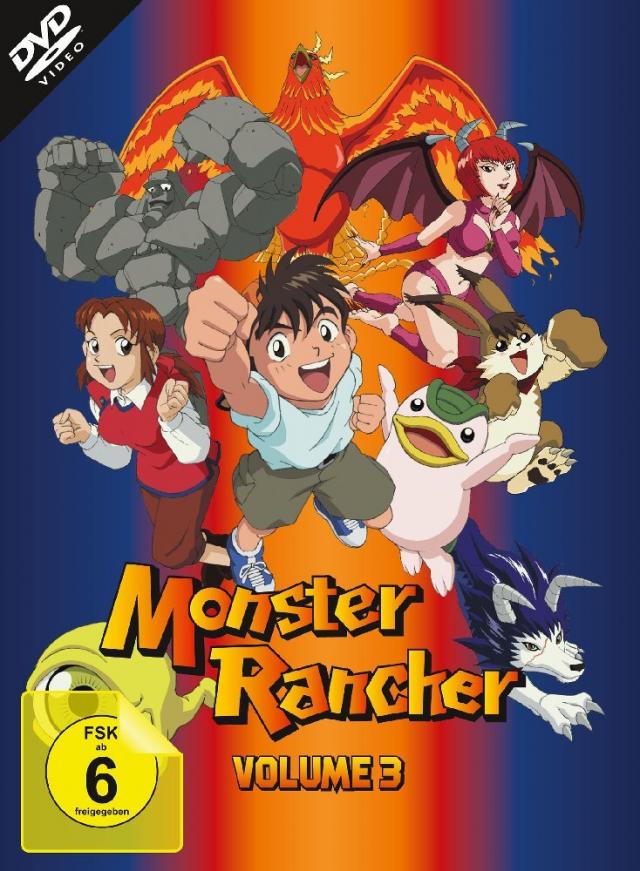 Monster Rancher Vol. 3 (Ep. 49-73). Vol.3, 4 DVD