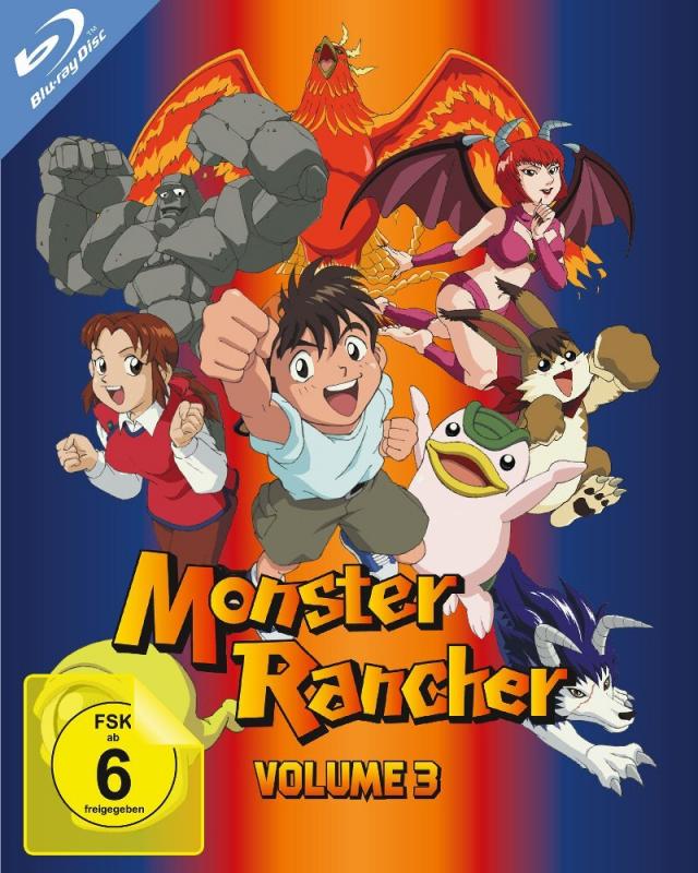 Monster Rancher Vol. 3 (Ep. 49-73). Vol.3, 2 Blu-ray
