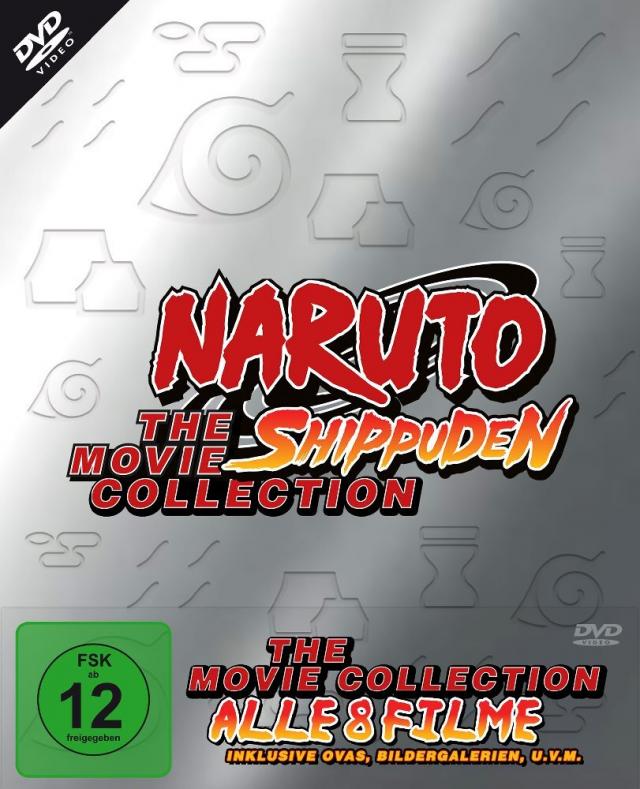 Naruto Shippuden - The Movie Collection, 8 DVD