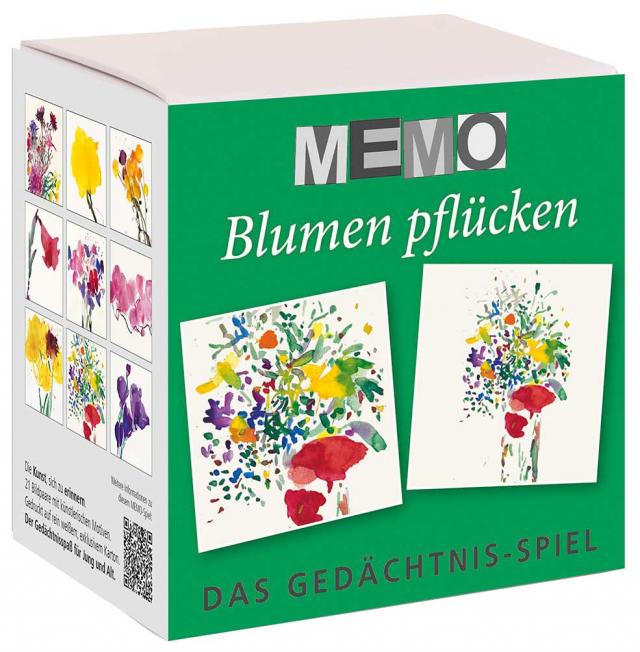 Memo-Spiel - Blumen pflücken