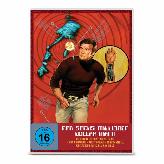 Der Sechs Millionen Dollar Mann - Die komplette Serie, 12 Blu-ray