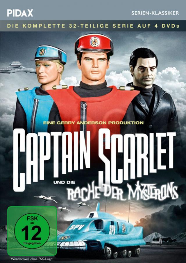 Captain Scarlet und die Rache der Mysterons - Komplettbox, 4 DVD