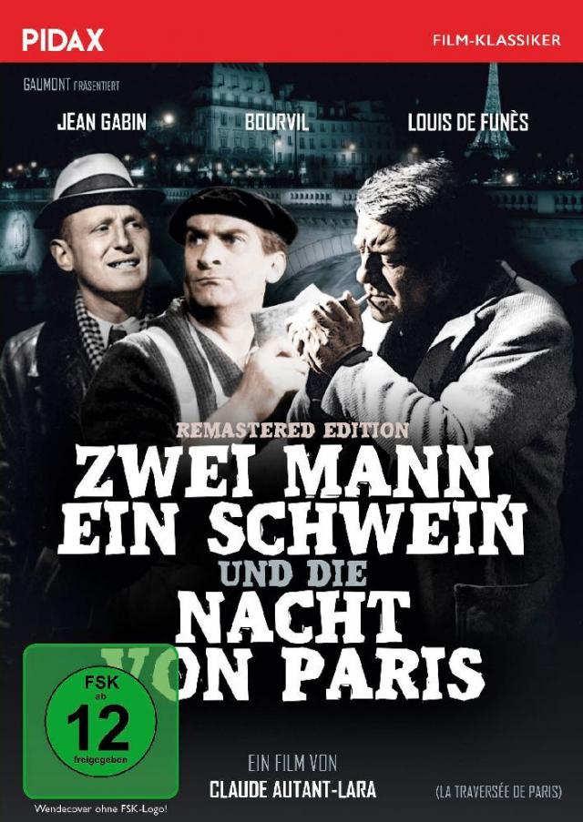 Zwei Mann, ein Schwein und die Nacht von Paris (La traversée de Paris), 1 DVD (Remastered Edition)