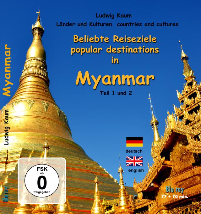 Beliebte Reiseziele in Myanmar,Teil 1 und 2, Blu-ray  