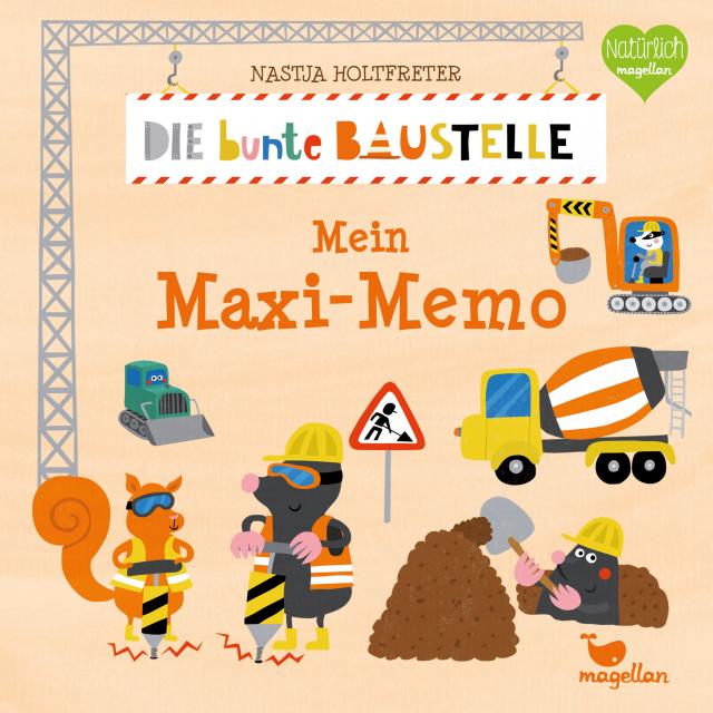 Die bunte Baustelle - Mein Maxi-Memo (Kinderspiel)
