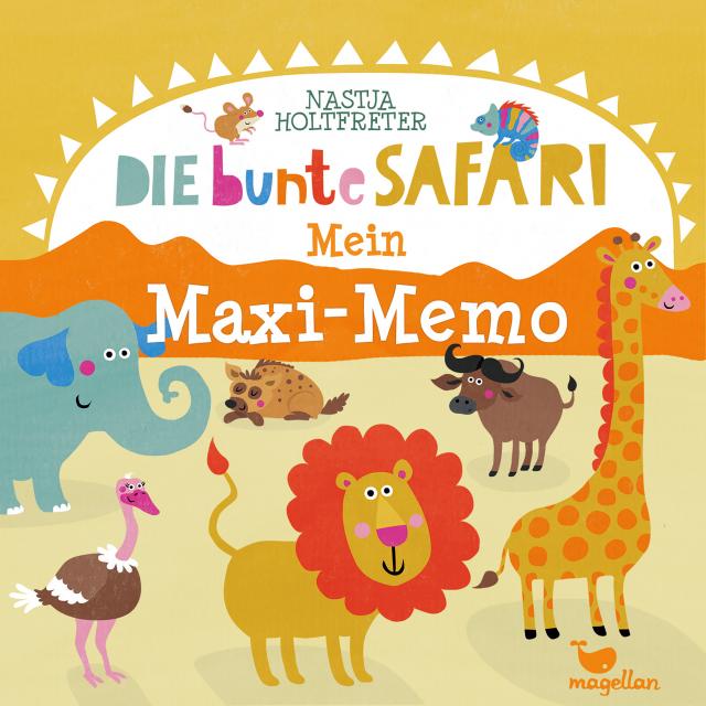 Die bunte Safari - Mein Maxi-Memo (Kinderspiel)