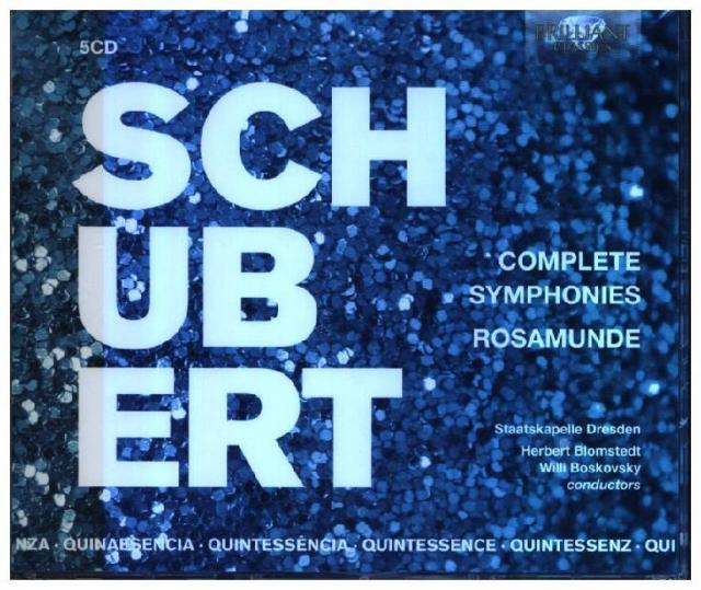 Complete Symphonies, Rosamunde, 5 Audio-CDs, 5 Audio-CD