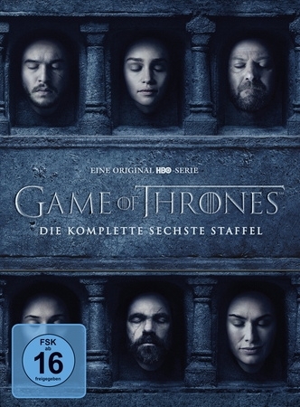 Game of Thrones. Staffel.6, 5 DVDs