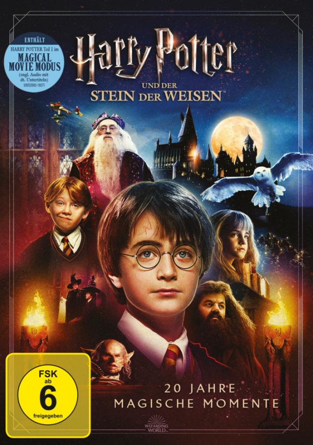 Harry Potter und der Stein der Weisen - Jubiläums-Edition - Magical Movie Mode, 2 DVD