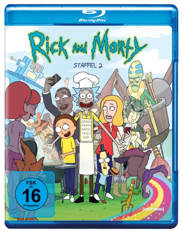 Rick & Morty. Staffel.2, 1 Blu-ray