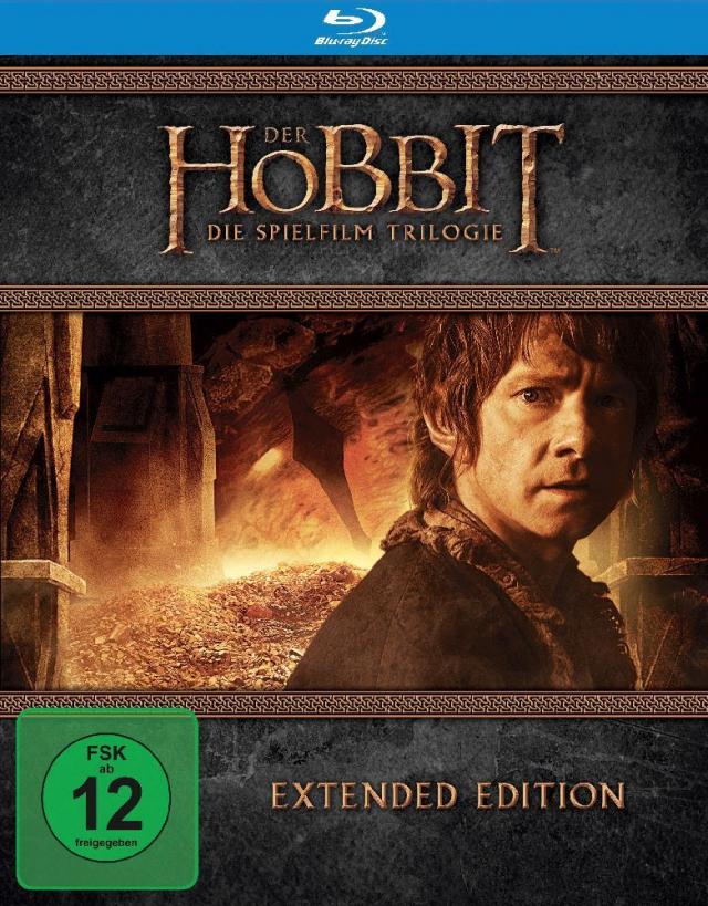 Der Hobbit: Die Spielfilm Trilogie, 9 Blu-ray (Extended Edition, Replenishment)