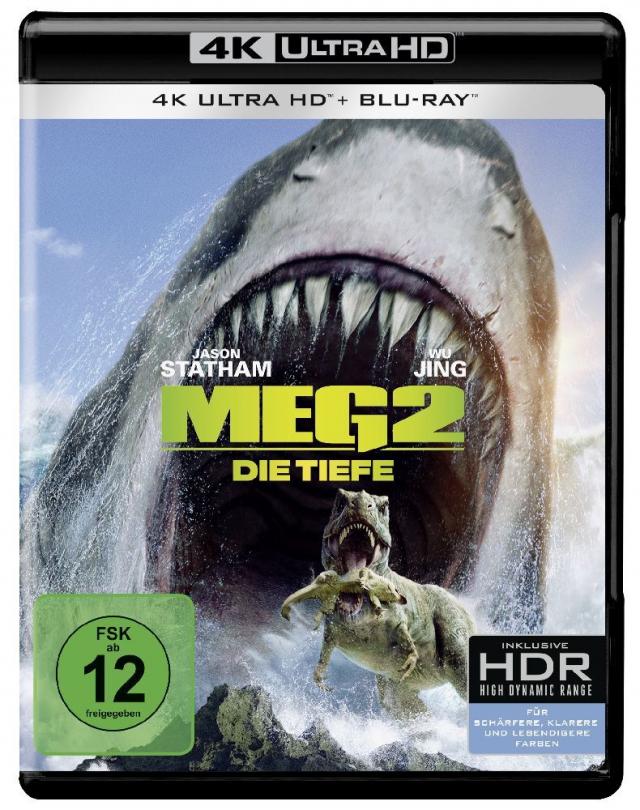 MEG 2: Die Tiefe, 1 4K UHD-Blu-ray + 1 Blu-ray