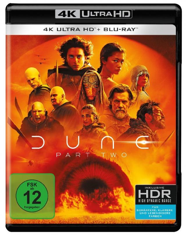 Dune: Part Two, 1 4K UHD-Blu-ray + 1 Blu-ray