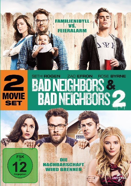 Bad Neighbors 1 & 2, 2 DVD