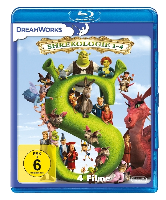 Shrekologie 1-4, 4 Blu-ray