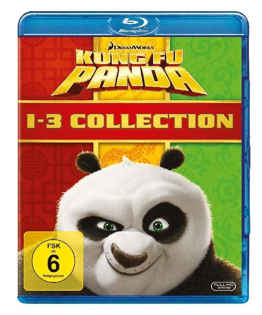 Kung Fu Panda 1-3 Collection, 3 Blu-ray