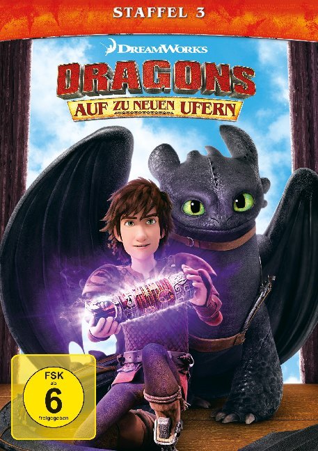 Dragons - Auf zu neuen Ufern. Staffel.3, 4 DVD