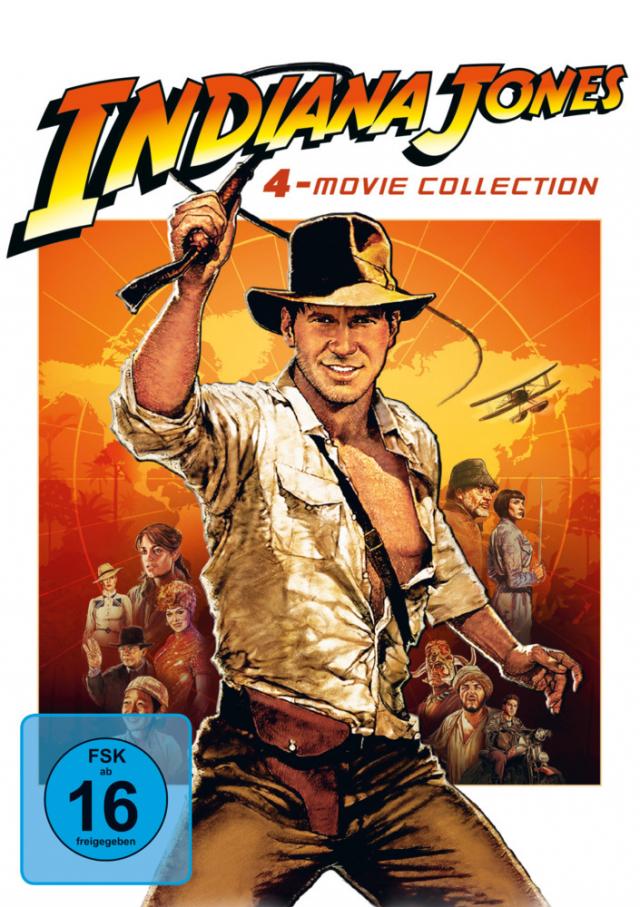 Indiana Jones, 4-Movie Collection, 4 DVD