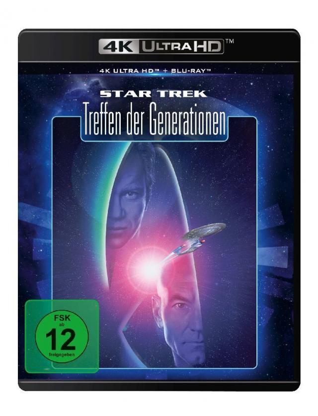 STAR TREK VII: Treffen der Generation, 1 4K UHD-Blu-ray + 1 Blu-ray