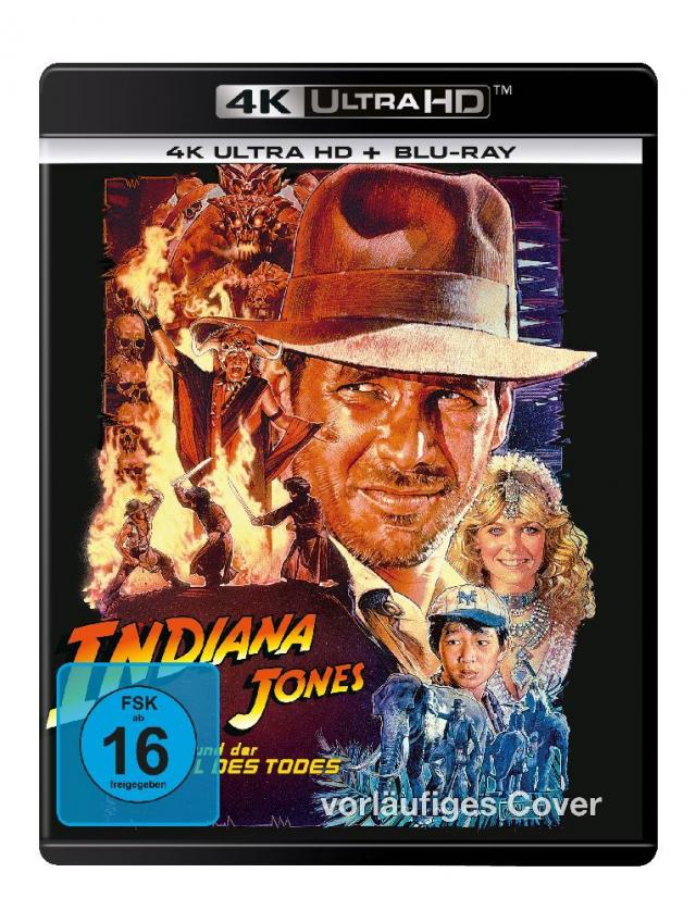 Indiana Jones und der Tempel des Todes, 1 4K UHD-Blu-ray + 1 Blu-ray